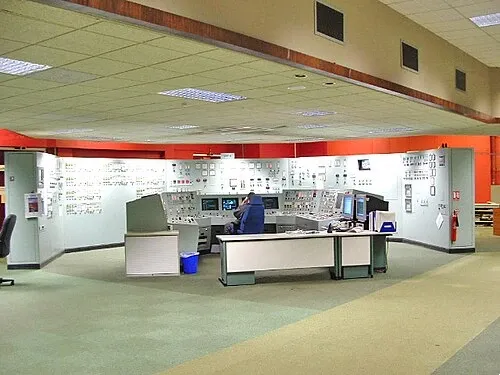 01-Drax Power Station Control Room, Unit Control Panel
