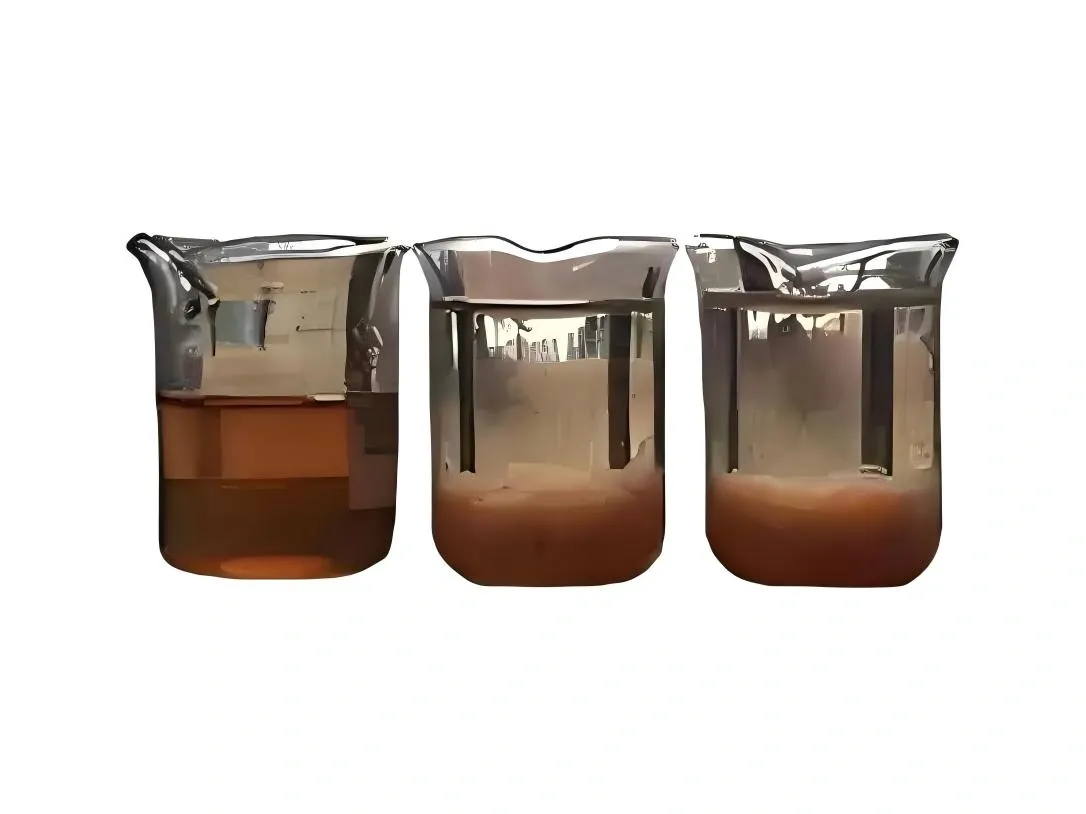 02-Effect diagram of wastewater decolorization experiment - palm oil wastewater